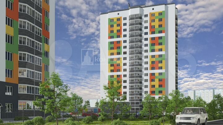 1-к. квартира, 40,2 м², 2/17 эт.