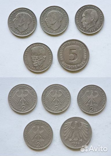 Германия, империя, фрг, гдр, памятные, серебро