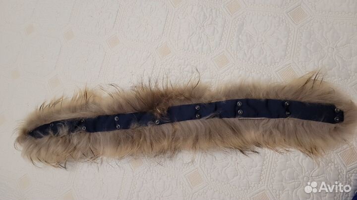 Меховая опушка енот новая