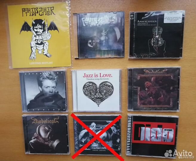 CD фирм. и лиц. Metal, Hard Rock, Alt. Обн. 17.09