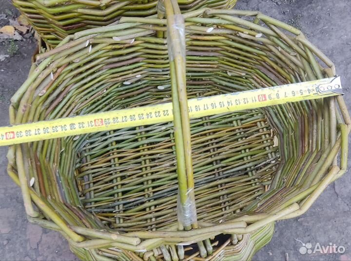 Корзина плетеная с ручкой