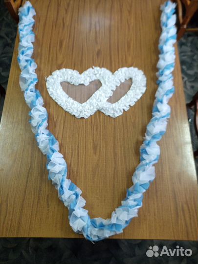 Украшение на свадебную машину