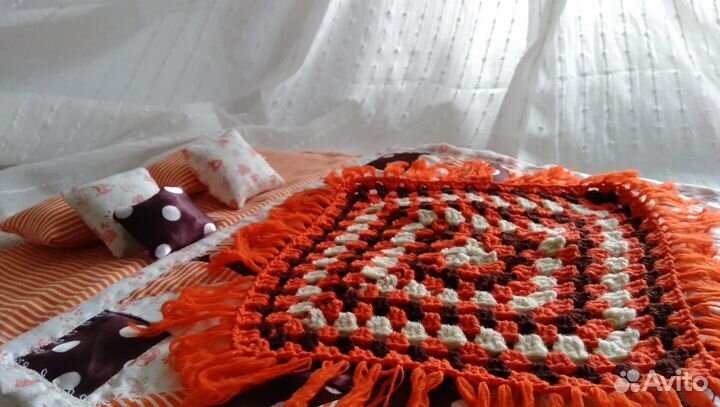 Постель для куклы,Лента лига свежих, Амигуруми