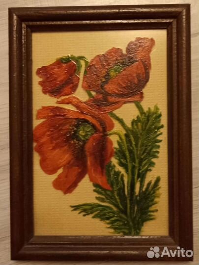 4 картины ручной работы