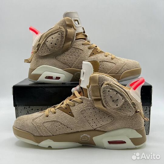 Кроссовки мужские Travis Scott x Air Jordan 6 Retr