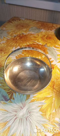 Конфетница мельхиор СССР