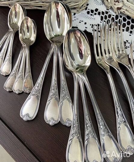 Антикварные столовые приборы Франция