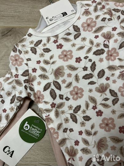 Комплект из 2ух костюмов c&a 68р