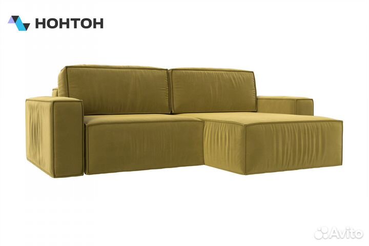 Диван угловой еврокнижка Прага Классик микровельве