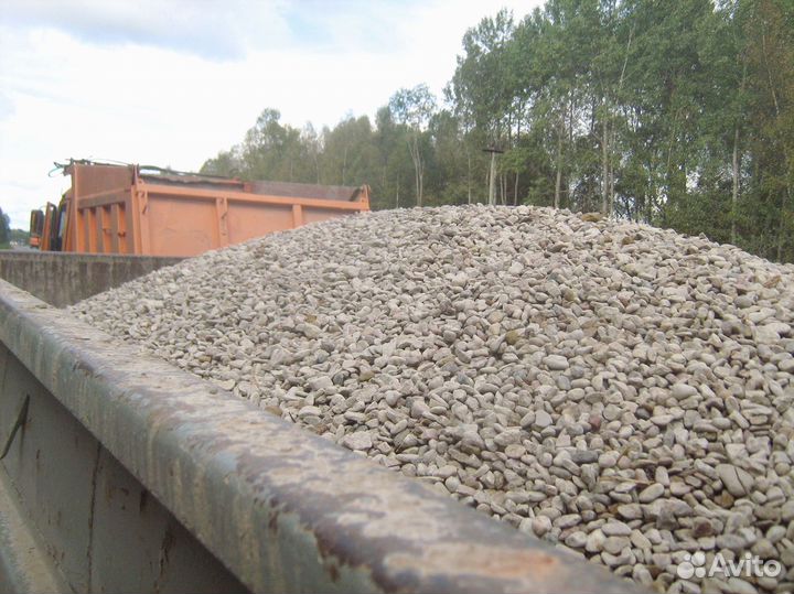 Щебень гравийный