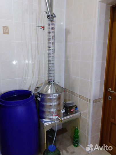 Дистиллятор с тарельчатой колонной-3