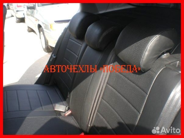 Чехлы Peugeot 408 из экокожи чёрные Классикааааааа