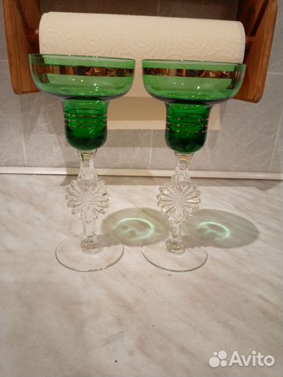 Подсвечник, цветное стекло, Гусь-Хрустальный