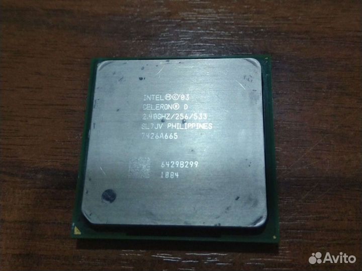 Процессор Intel celeron 256 533