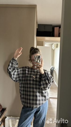 Хлопковая блузка/рубашка Zara