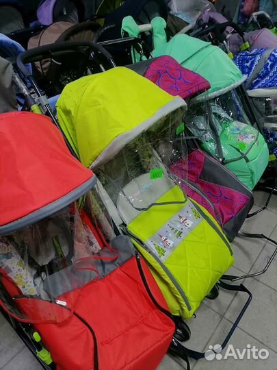 Коляска санки, новые