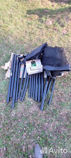 Батут, футбольные ворота exit