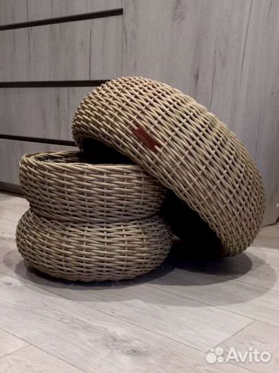 Ручная работа кашпо из ротанга