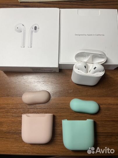 Беспроводные наушники apple airpods 1