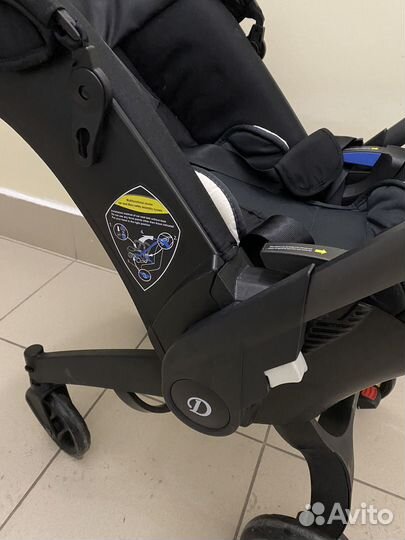 Автолюлька на колесах для новорожденных