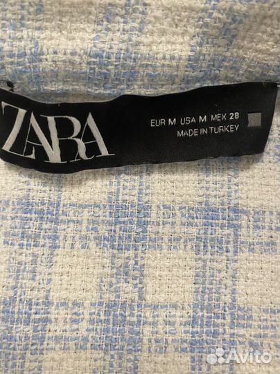 Твидовый пиджак zara