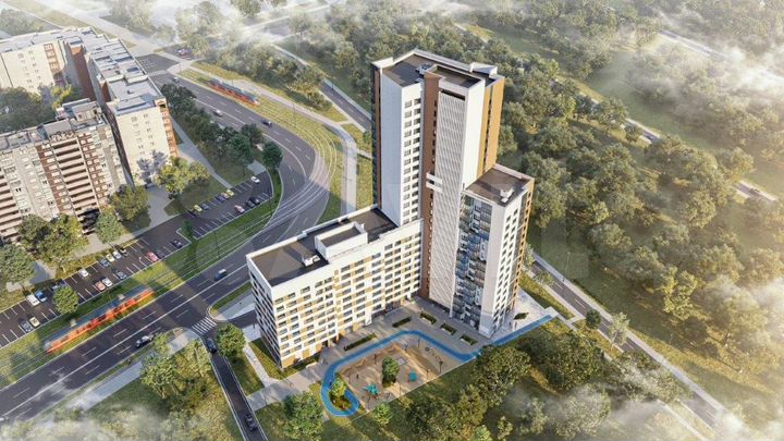 2-к. квартира, 56,8 м², 9/24 эт.