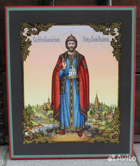 Икона Святой благоверный князь Роман Рязанский
