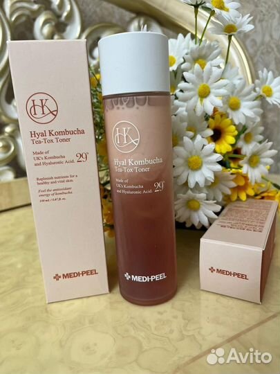 Тонер для лица hyal kombucha TEA-TOX toner