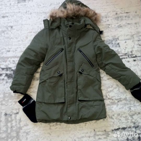 Куртка зимняя на мальчика 7-9лет