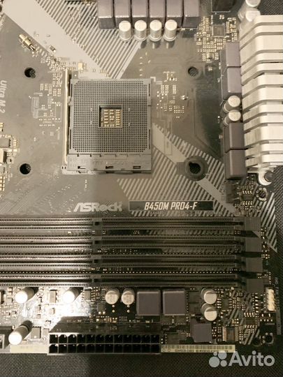 Материнская плата asrock B450M pro4 f