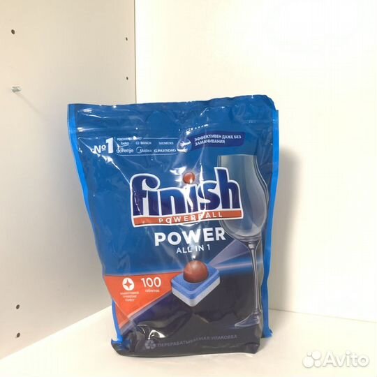 Finish power таблетки для посудомоечных машин