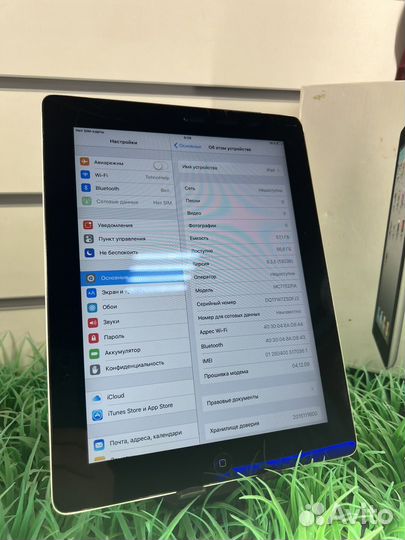 Apple iPad 2 a1396 64 гб с симкартой