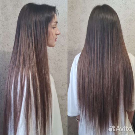 Наращивание натуральных и био волос оригинал