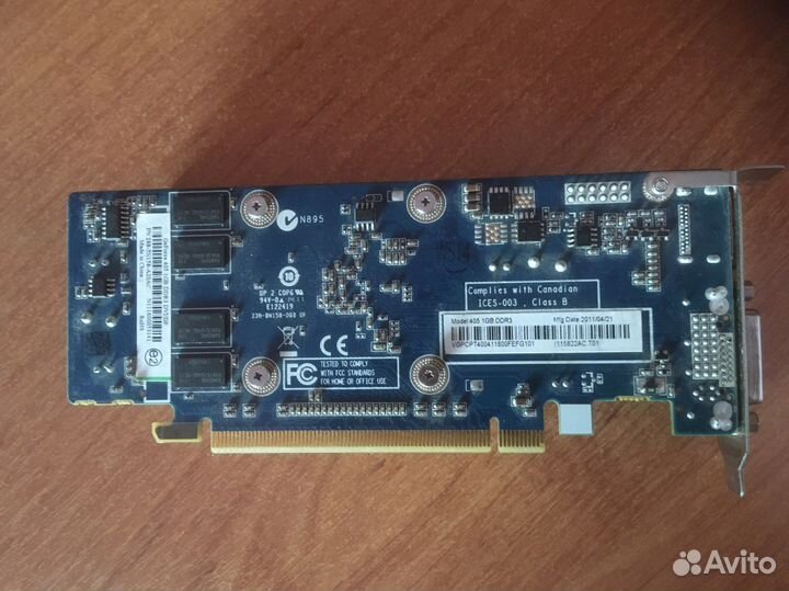 Видеокарта geforce 405 1gb