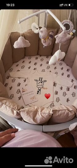 Балдахин с держателем и бортики