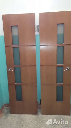 Дверь межкомнатная б у 600х2000 с коробкой