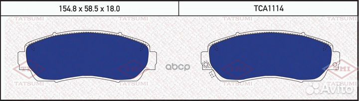 Колодки тормозные дисковые honda CR-V 07- TCA1