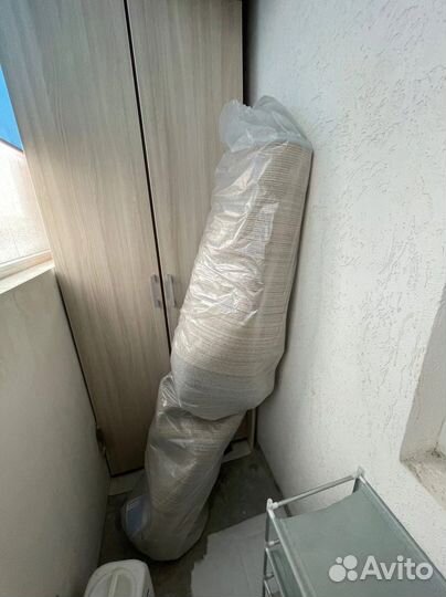 Ковер 200х300 шегги, длинный ворс, чистый