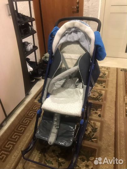 Коляска санки