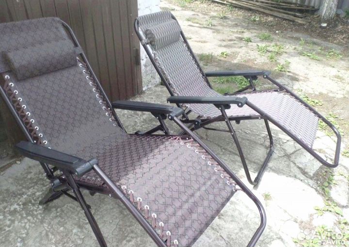 Шезлонги турист нагрузка 150кг