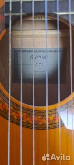 Классическая гитара Yamaha C70