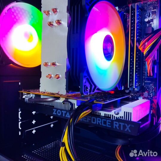 Игровой пк RTX 3060 Ryzen 3600 512 M2 SSD 16 RAM