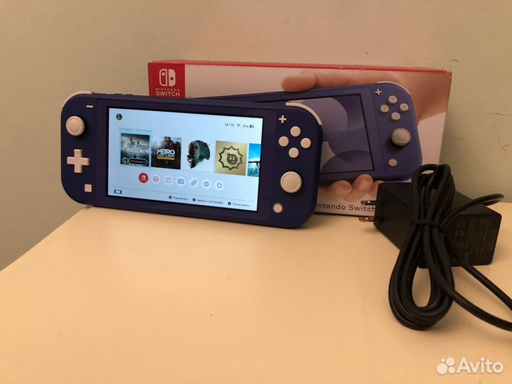 Nintendo switch lite прошитая 128