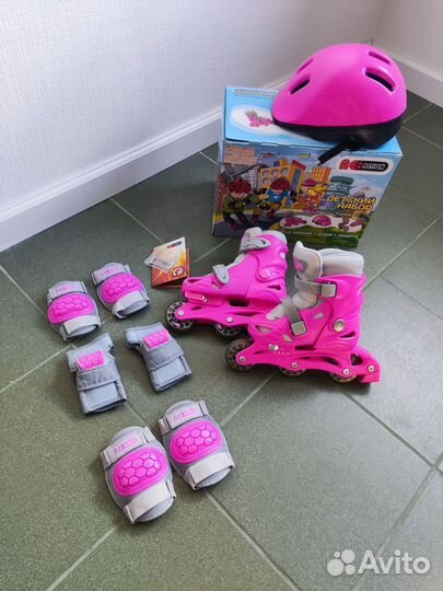Ролики детские раздвижные размер 28-31