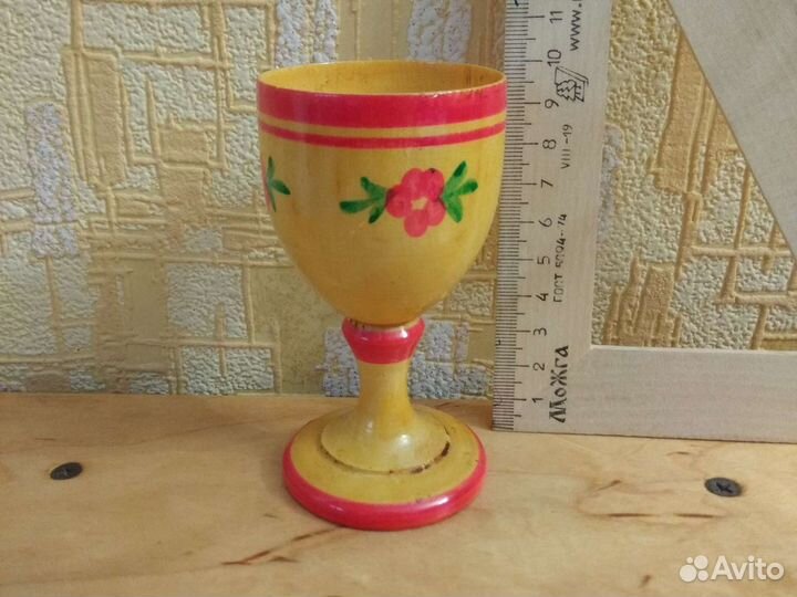 Бокал из дерева СССР