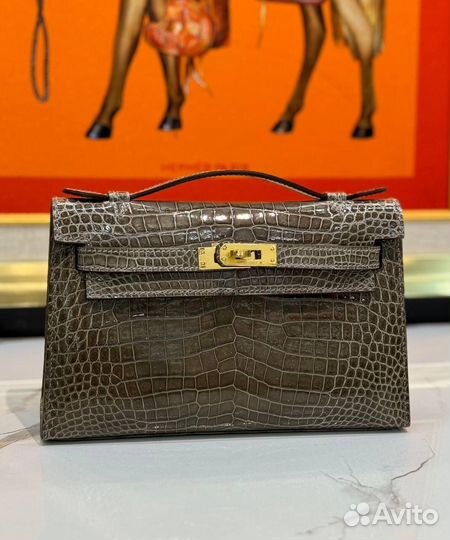 Сумка Hermes Kelly Pochette Croco