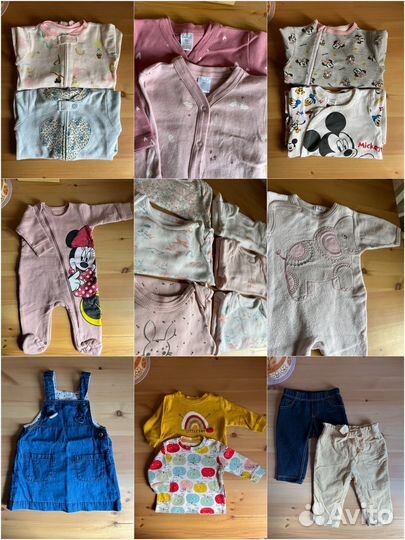 Большой пакет брендовой одежды для девочки