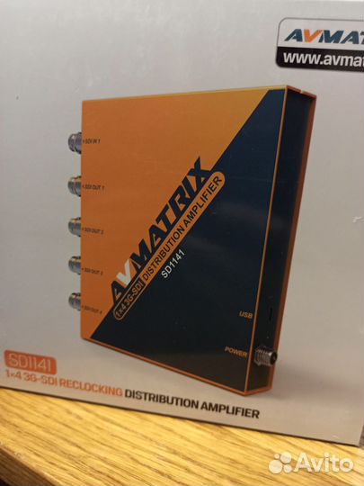 Avmatrix sd1141 усилитель-распределитель sdi