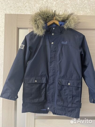 Куртка /парка Деми 3в 1 Jack Wolfskin рост 140