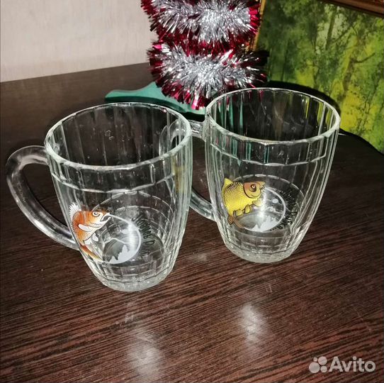 2 пивные кружки новые
